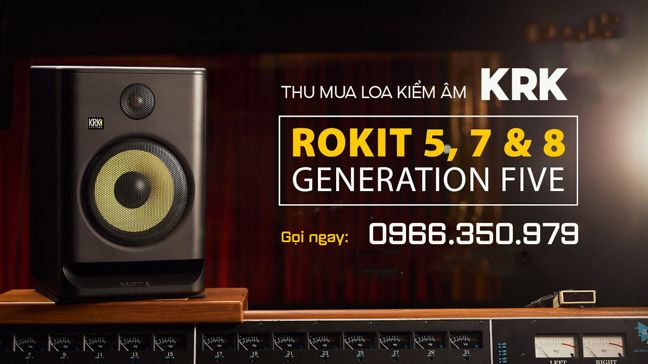 Thanh l&yacute; loa kiểm &acirc;m krk