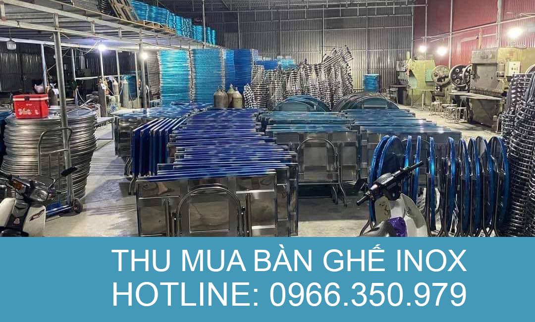 Thu mua bàn ghế inox