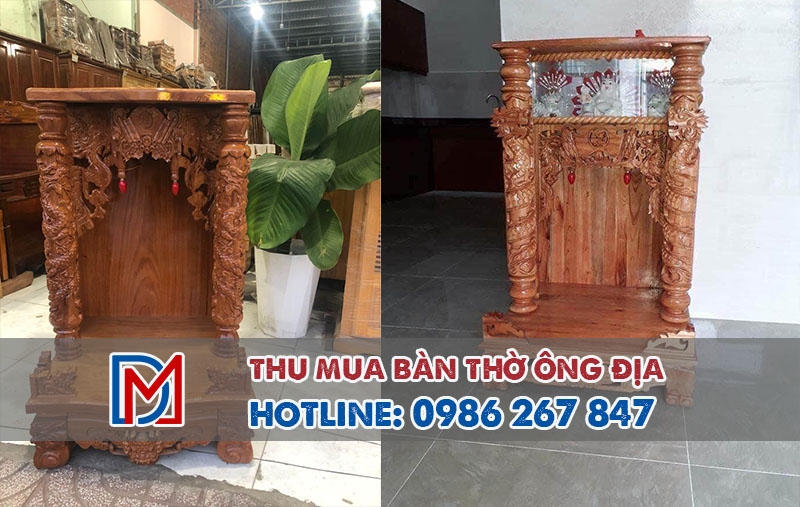 Thu mua bàn thờ thần tài cũ