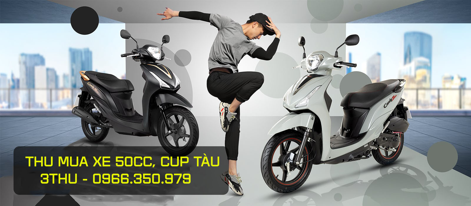 Thu mua xe m&aacute;y 50cc, cup t&agrave;u
