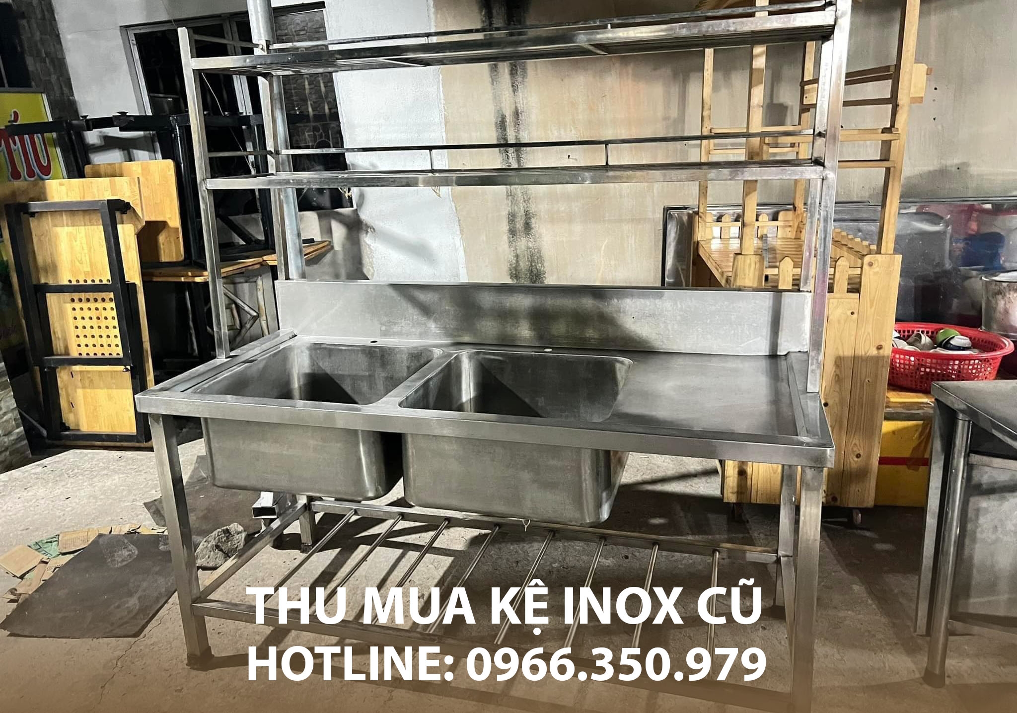 Thu mua kệ inox giá cao