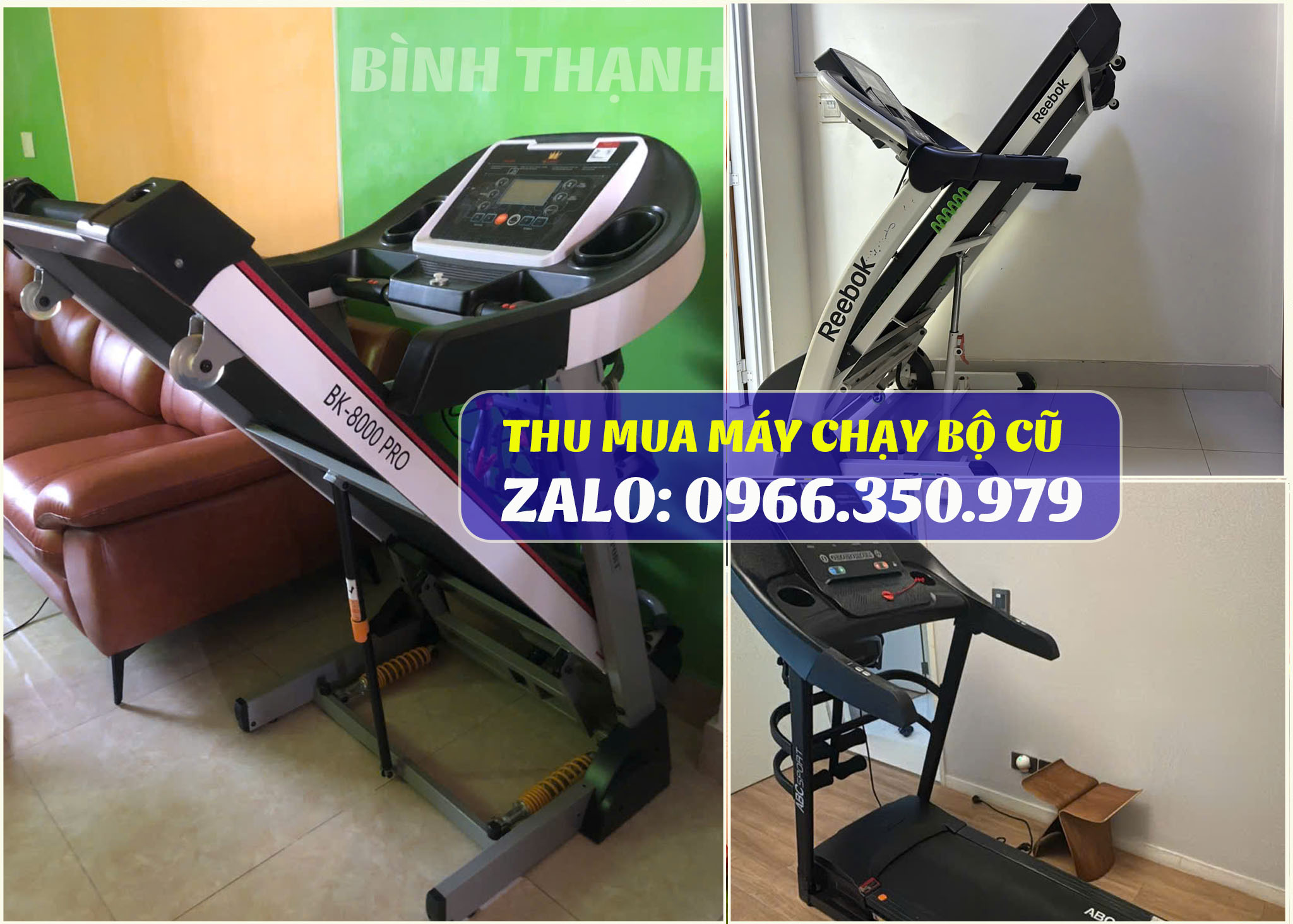 Thu mua máy chạy bộ cũ tại Bình Thạnh