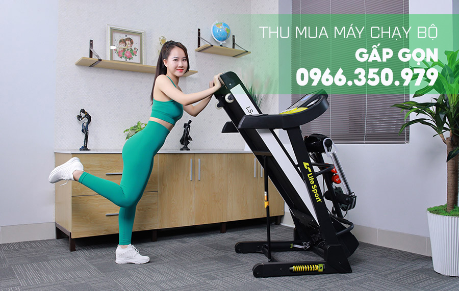 Thu mua m&aacute;y chạy bộ gấp gọn