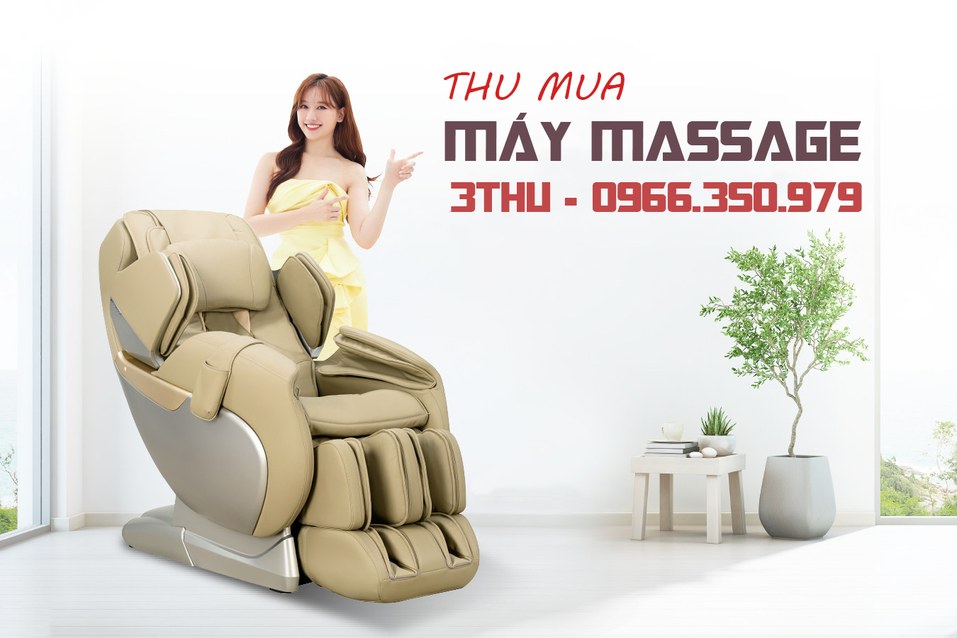 Thu mua m&aacute;y massage cũ