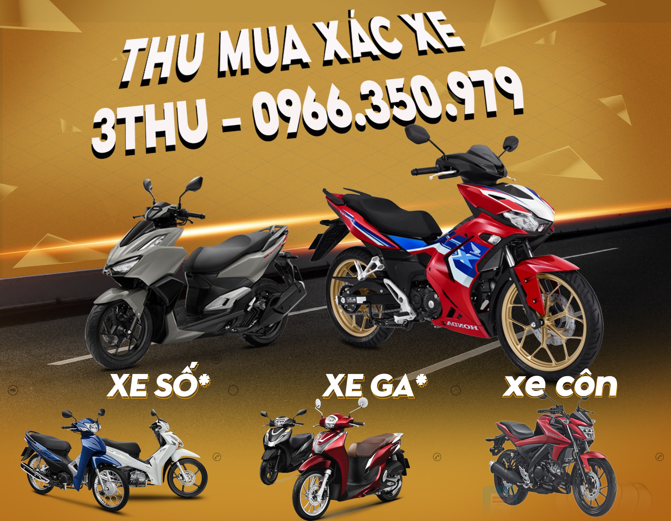 Thu mua x&aacute;c xe m&aacute;y