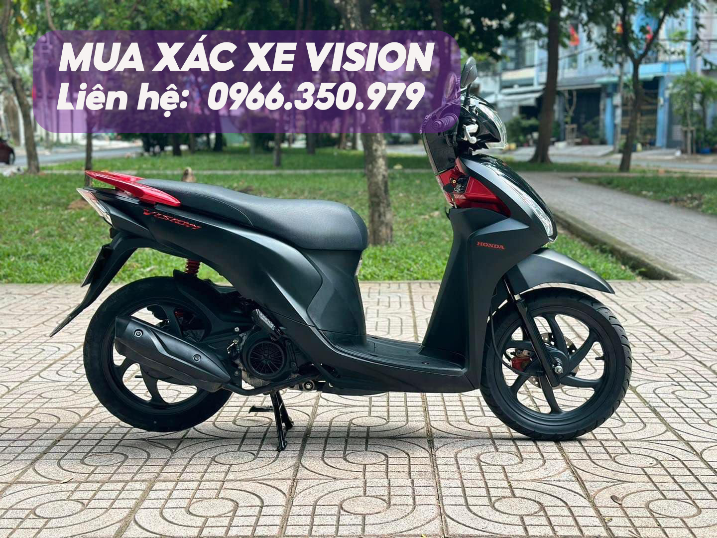 Thu mua x&aacute;c xe vision