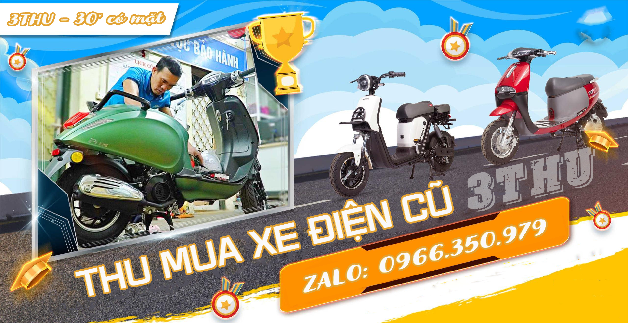 Thu mua xe điện cũ giá cao