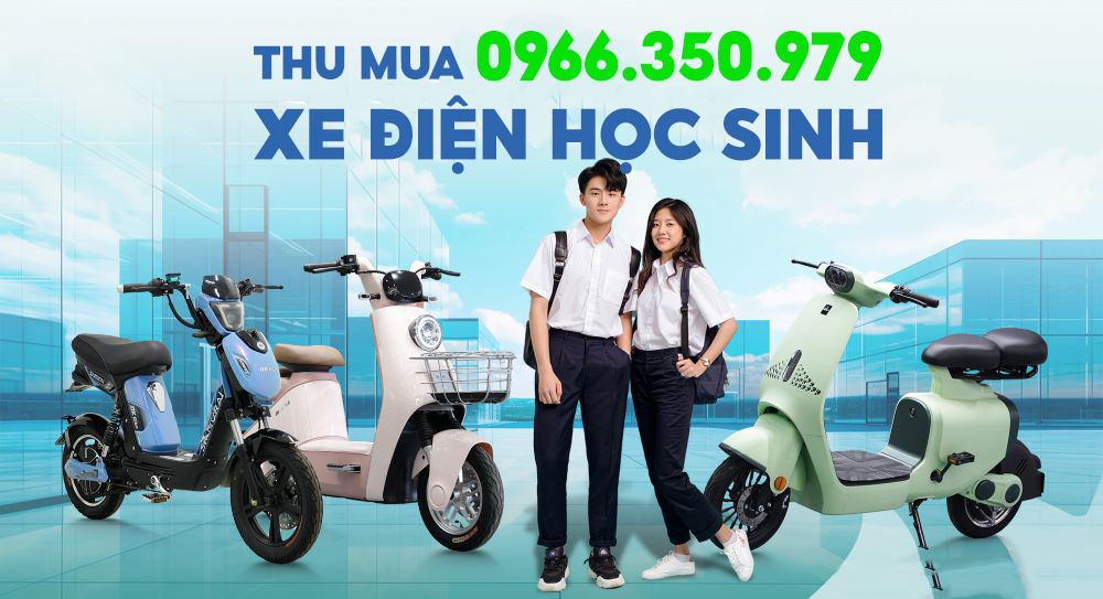 Thu mua xe điện học sinh hư hỏng