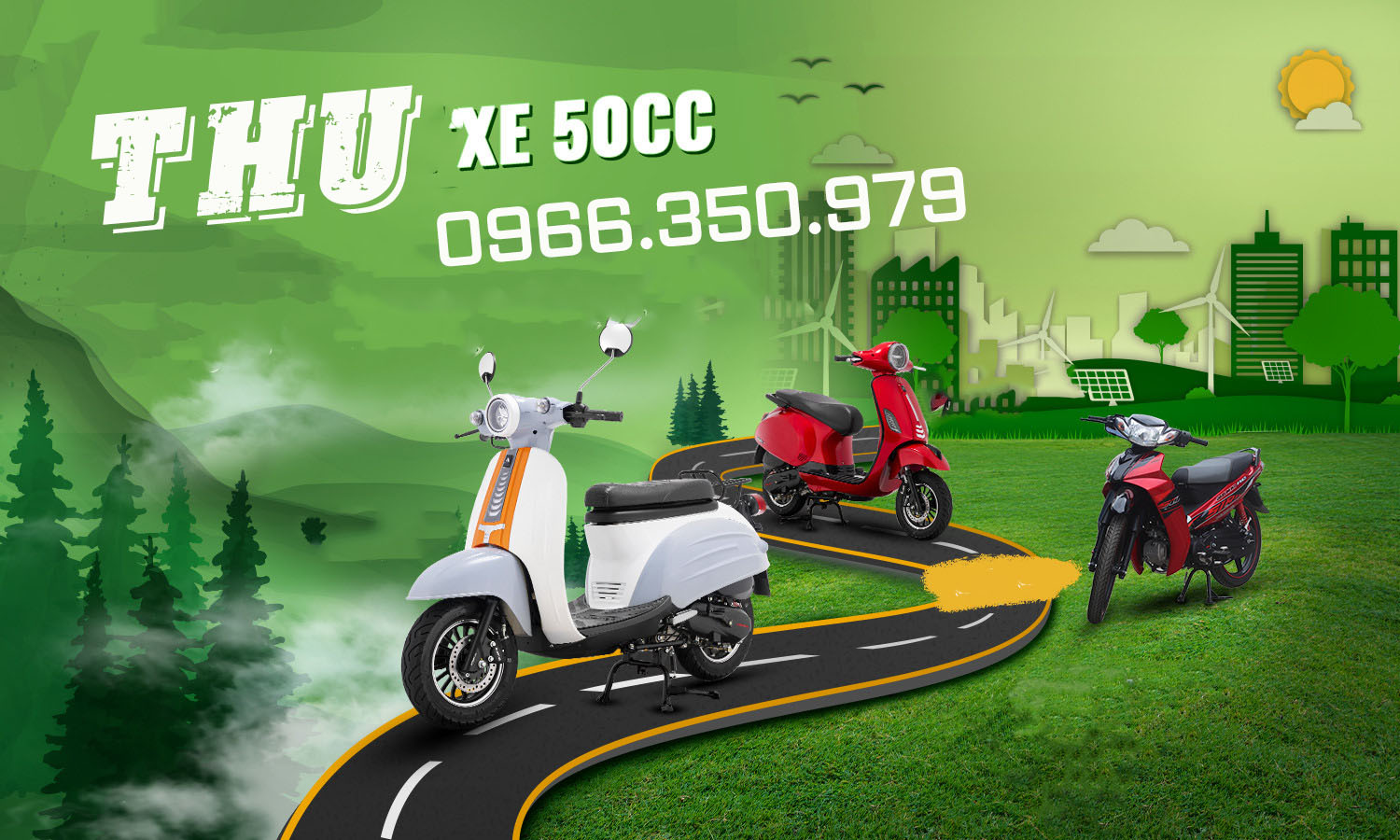 Thu mua xe m&aacute;y 50cc