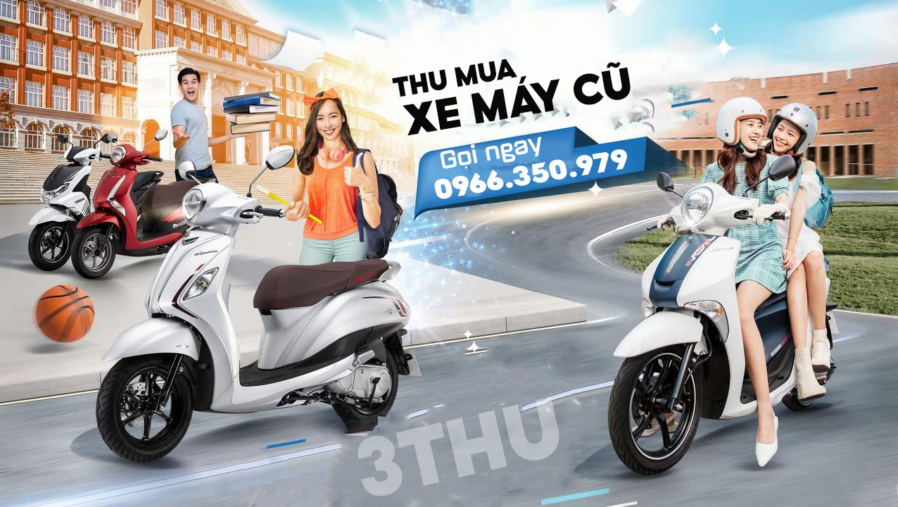 Thu mua xe máy cũ hỏng Honda Yamaha sym,