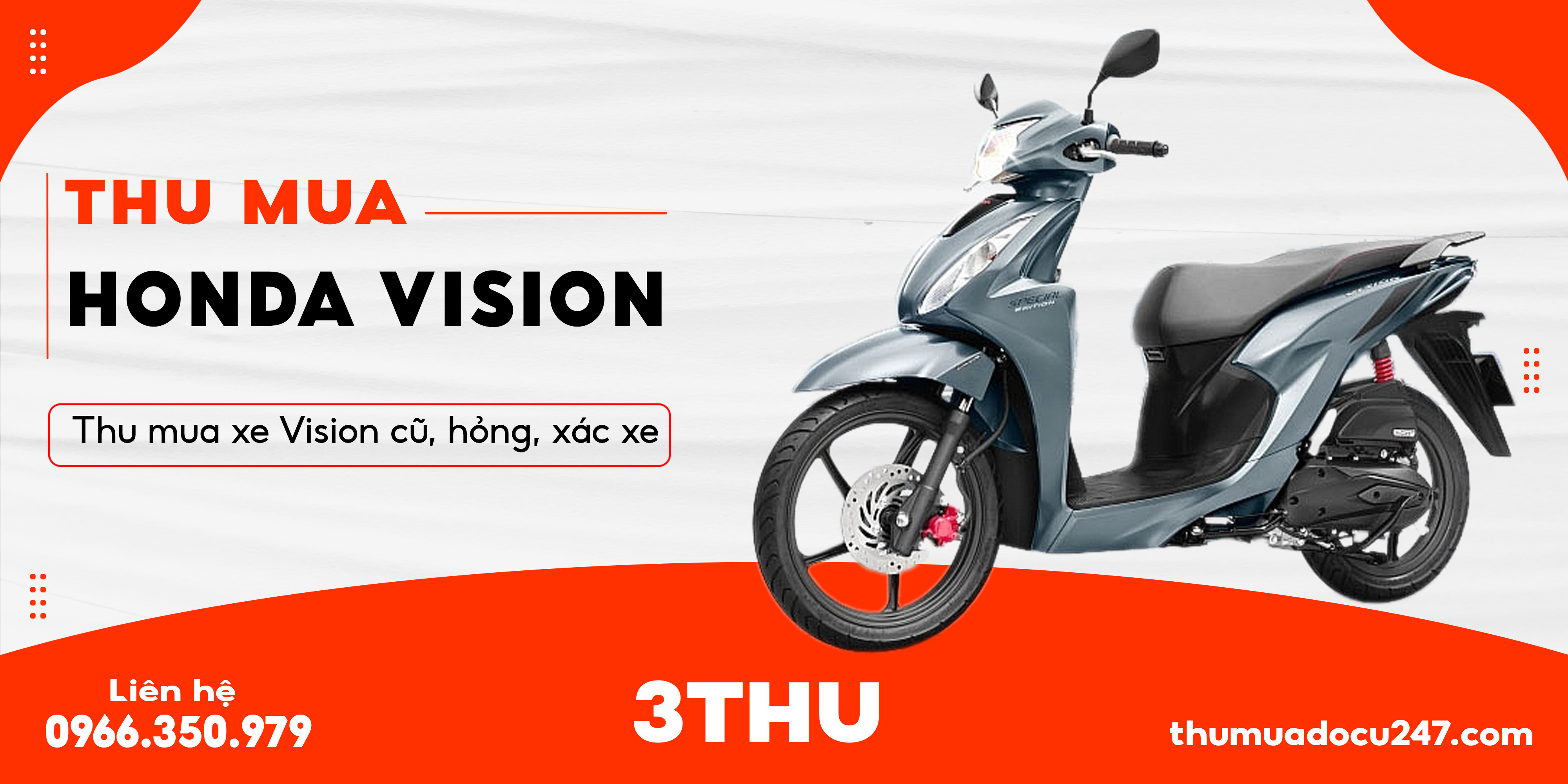 THU MUA XE M&Aacute;Y VISION CŨ HỎNG